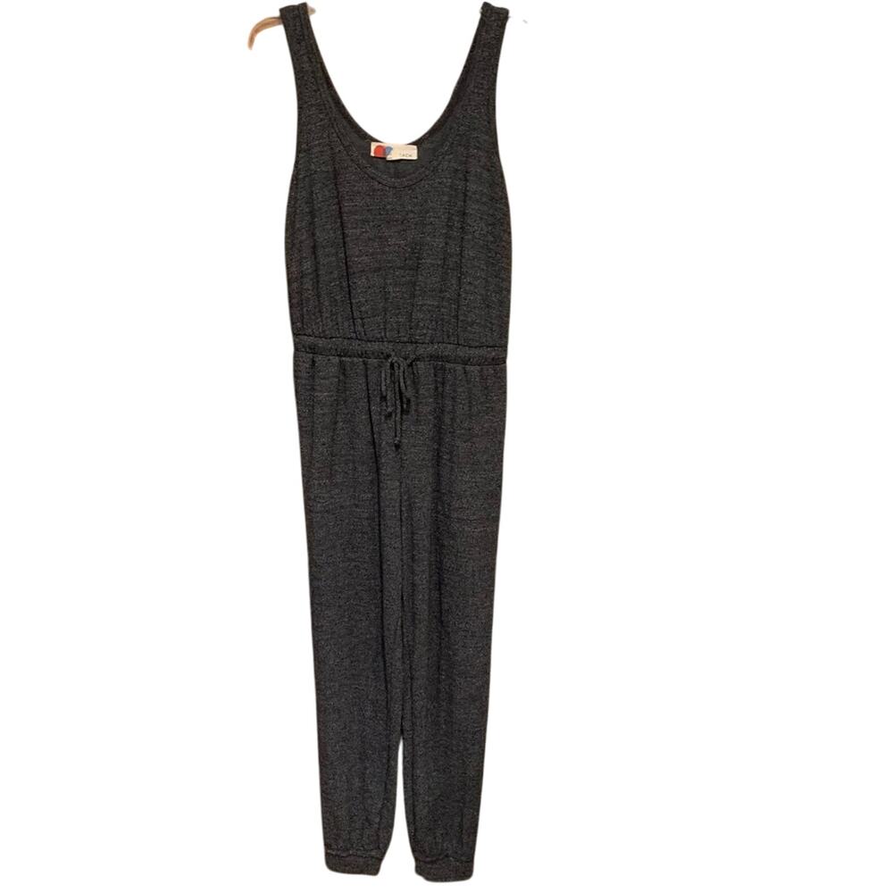 Free People Bicoastal Romper Jumpsuit In Charcoal Grey Heather - S Beachy Lounge - Picture 6 of 14